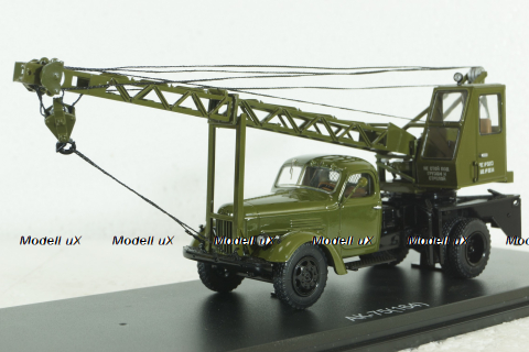 Автокран АК-75 (на шасси ЗИЛ-164) хаки, SSM1130, SSM 1:43