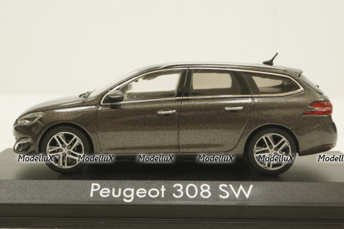Peugeot 308 SW 2014, brown, 473737, Norev 1:43