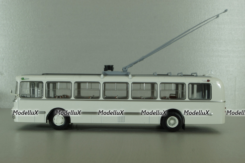 Зиу-5, троллейбус, белый, DEMPRICE 1:43