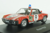Porsche 914/6, Rennstrecken-Sicherung, 1973 Norisring, Schuco 1:43