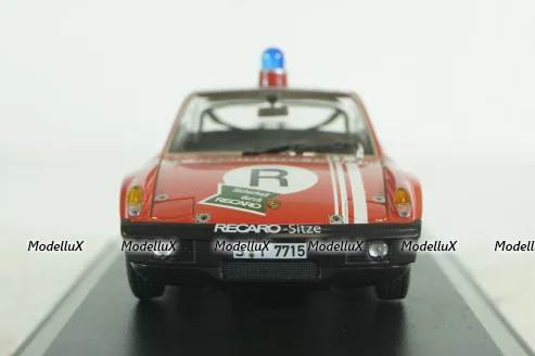 Porsche 914/6, Rennstrecken-Sicherung, 1973 Norisring, Schuco 1:43