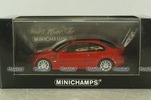 Bmw M3 (E46) 2001, red, 431020022, Minichamps 1:43