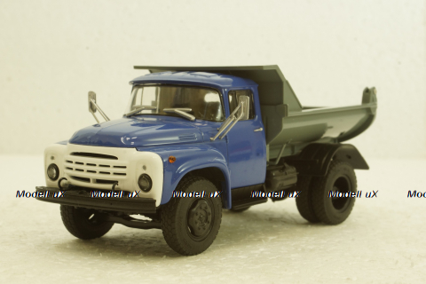 Зил-ММЗ-555 самосвал синий/серый, АвтоИстория 1:43