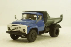 Зил-ММЗ-555 самосвал синий/серый, АвтоИстория 1:43