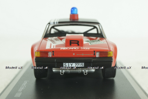 Porsche 914/6, Rennstrecken-Sicherung, 1973 Norisring, Schuco 1:43