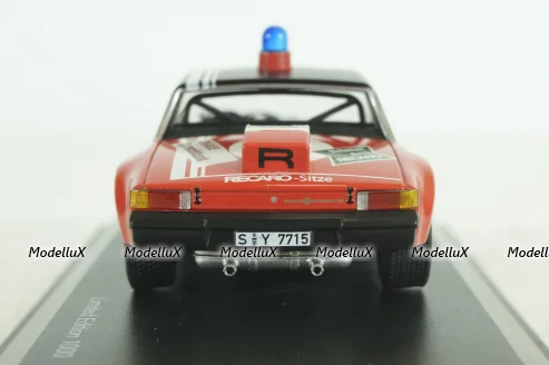 Porsche 914/6, Rennstrecken-Sicherung, 1973 Norisring, Schuco 1:43