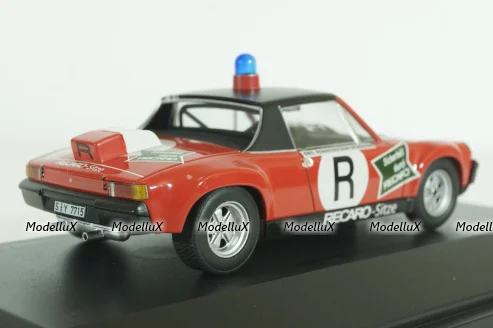 Porsche 914/6, Rennstrecken-Sicherung, 1973 Norisring, Schuco 1:43