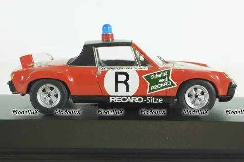 Porsche 914/6, Rennstrecken-Sicherung, 1973 Norisring, Schuco 1:43
