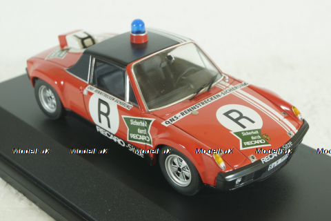 Porsche 914/6, Rennstrecken-Sicherung, 1973 Norisring, Schuco 1:43