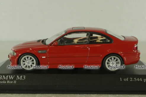 Bmw M3 (E46) 2001, red, 431020022, Minichamps 1:43