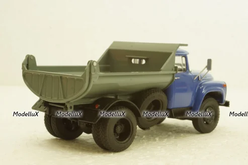 Зил-ММЗ-555 самосвал синий/серый, АвтоИстория 1:43