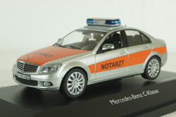 Mercedes С200 C-Klasse, Limousine, W204, Notarzt, Schuco 1:43
