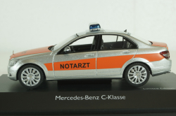 Mercedes С200 C-Klasse, Limousine, W204, Notarzt, Schuco 1:43