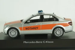 Mercedes С200 C-Klasse, Limousine, W204, Notarzt, Schuco 1:43