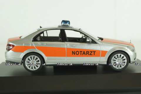 Mercedes С200 C-Klasse, Limousine, W204, Notarzt, Schuco 1:43