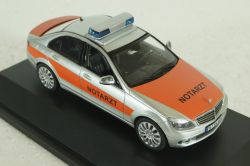 Mercedes С200 C-Klasse, Limousine, W204, Notarzt, Schuco 1:43