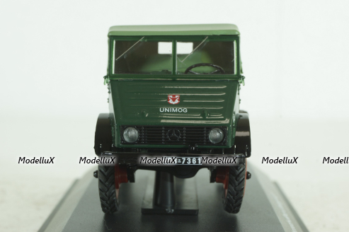 Mercedes Unimog 401, green, Schuco 1:43