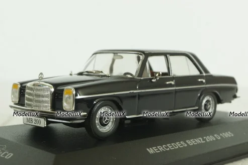 Mercedes 200D W110, 1965, black,  IXO 1:43