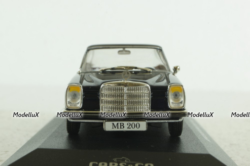 Mercedes 200D W110, 1965, black,  IXO 1:43