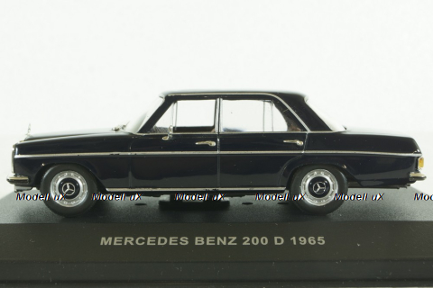 Mercedes 200D W110, 1965, black,  IXO 1:43