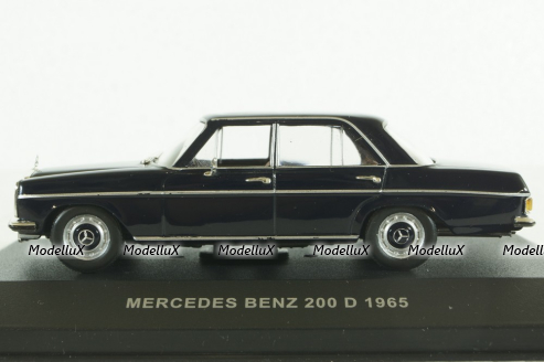 Mercedes 200D W110, 1965, black,  IXO 1:43