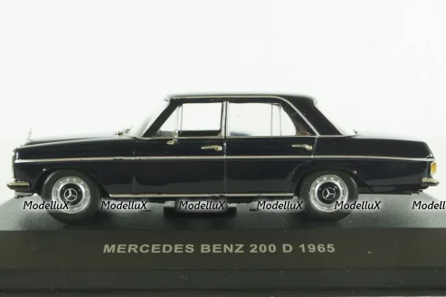 Mercedes 200D W110, 1965, black,  IXO 1:43