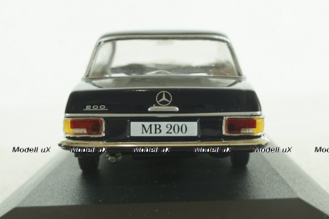 Mercedes 200D W110, 1965, black,  IXO 1:43