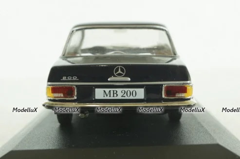 Mercedes 200D W110, 1965, black,  IXO 1:43