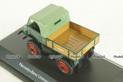 Mercedes Unimog 401, green, Schuco 1:43