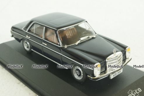 Mercedes 200D W110, 1965, black,  IXO 1:43