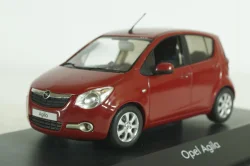 Opel Agila 2008, red, Schuco 1:43