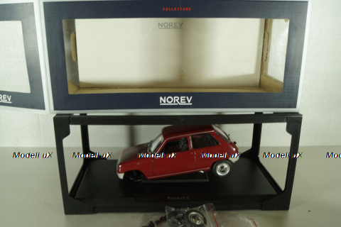 Renault 5 1972 red, 185152, Norev 1:18 уценка №2