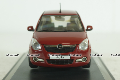 Opel Agila 2008, red, Schuco 1:43