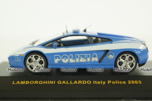 Lamborghini Gallardo 2003 Italy Police, IXO 1:43