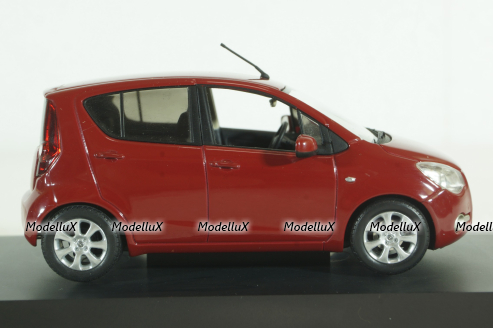 Opel Agila 2008, red, Schuco 1:43