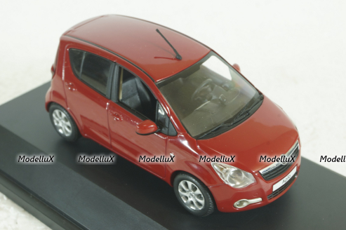 Opel Agila 2008, red, Schuco 1:43