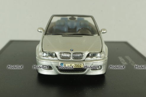Bmw M3 Convertible (E46) 2001, silver, 80420024430, Minichamps 1:43