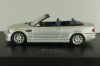 Bmw M3 Convertible (E46) 2001, silver, 80420024430, Minichamps 1:43