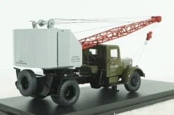 Маз-200 К-51, зеленый/серый, автокран, SSM1164, SSM 1:43