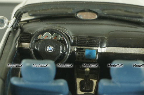 Bmw M3 Convertible (E46) 2001, silver, 80420024430, Minichamps 1:43