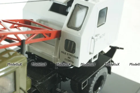 Маз-200 К-51, зеленый/серый, автокран, SSM1164, SSM 1:43