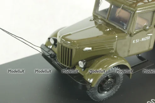 Маз-200 К-51, зеленый/серый, автокран, SSM1164, SSM 1:43
