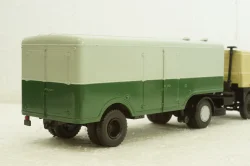 Маз-5217 напівпричеп зелений/сірий, 101111, АвтоИстория 1:43