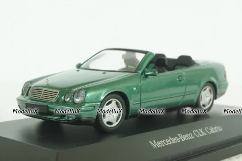 Mercedes CLK 230 Cabriolet (A208), 1998, green, Schuco 1:43