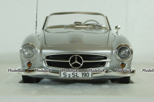 Mercedes 190SL W121 1955 Silver, 100037031, Minichamps 1:18 