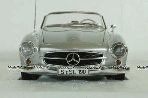 Mercedes 190SL W121 1955 Silver, 100037031, Minichamps 1:18 