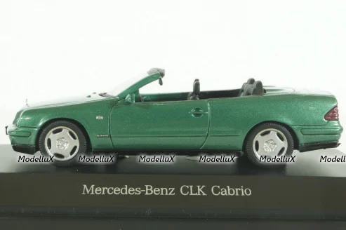Mercedes CLK 230 Cabriolet (A208), 1998, green, Schuco 1:43