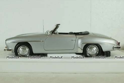 Mercedes 190SL W121 1955 Silver, 100037031, Minichamps 1:18 