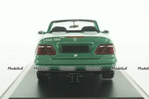 Mercedes CLK 230 Cabriolet (A208), 1998, green, Schuco 1:43
