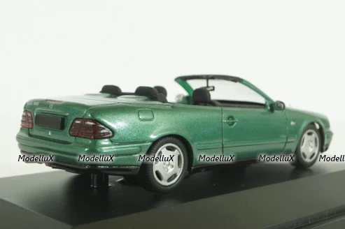 Mercedes CLK 230 Cabriolet (A208), 1998, green, Schuco 1:43